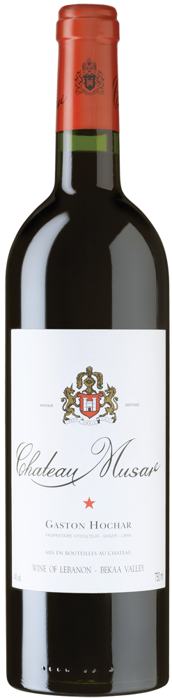 2018 Château Musar Rouge, Serge Hochar, Bekaa Valley bottle shot.