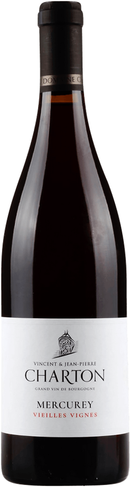 2021 Mercurey Vieilles Vignes, Domaine Vincent et Jean-Pierre Charton bottle shot.