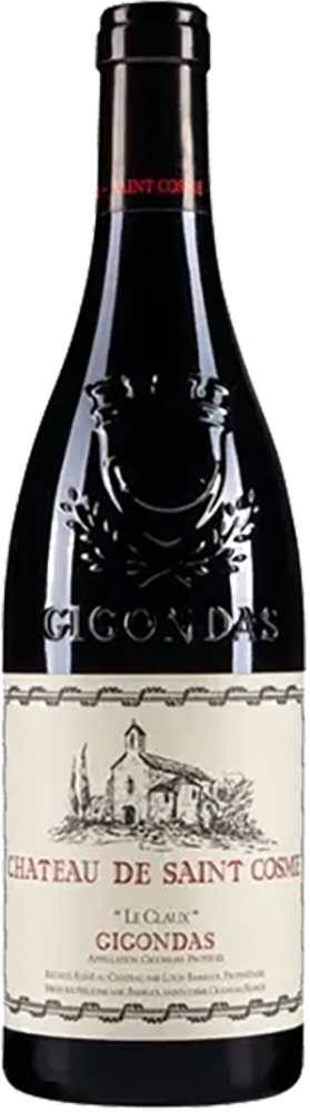 2023 Gigondas "Le Claux", Château de Saint Cosme bottle shot.
