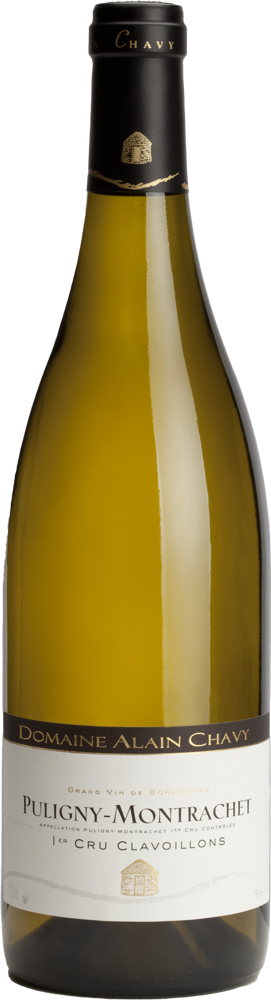 2019 Puligny-Montrachet 1er Cru Clavoillon, Alain Chavy bottle shot.