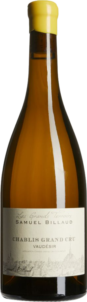 2023 Chablis Grand Cru Vaudésir, Samuel Billaud bottle shot.