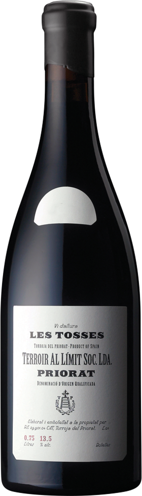 2022 Les Tosses, Terroir Al Límit, Priorat bottle shot.