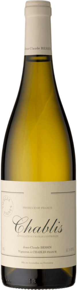 2023 Chablis, Jean-Claude et Romain Bessin-Tremblay bottle shot.