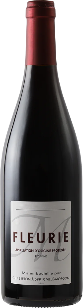 2021 Fleurie, Guy Breton II bottle shot.