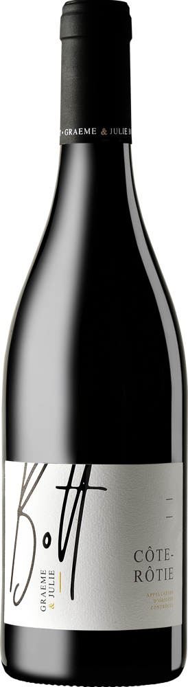 2022 Côte-Rôtie, Domaine Graeme & Julie Bott bottle shot.