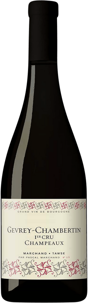 2023 Gevrey-Chambertin 1er Cru Champeaux, Marchand-Tawse (Vignes de la Famille Tawse) bottle shot.