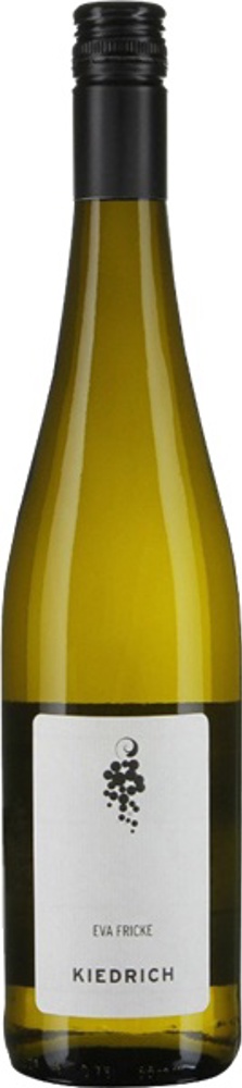 2022 Kiedrich Riesling QbA Trocken, Eva Fricke bottle shot.