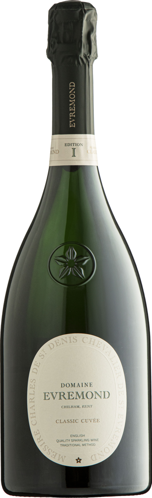 N/V Classic Cuvée Edition 1, Domaine Evremond, Kent (Base vintage 2020) bottle shot.