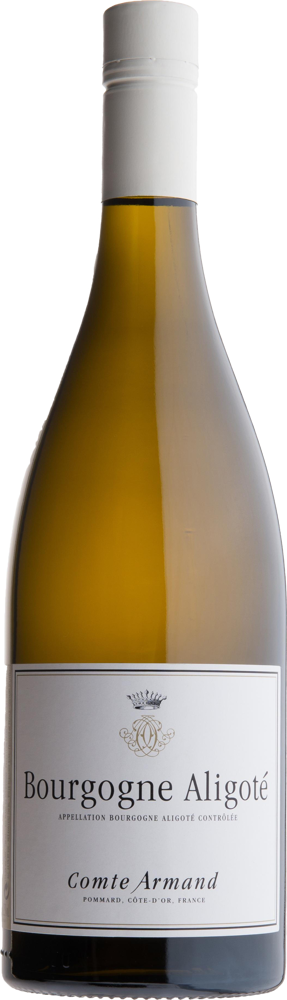 2023 Bourgogne Aligoté, Comte Armand bottle shot.