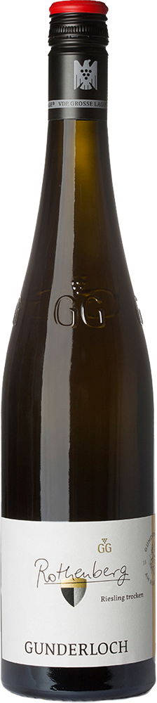 2020 Rothenberg Riesling Grosses Gewächs, Gunderloch, Rheinhessen bottle shot.