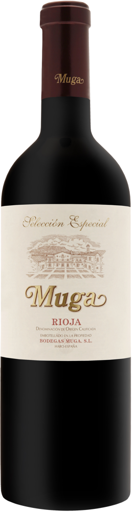2012 Reserva Selección Especial, Muga, Rioja bottle shot.