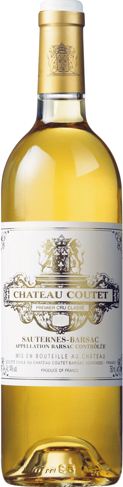 2010 Château Coutet, Premier Cru Classé Barsac bottle shot.