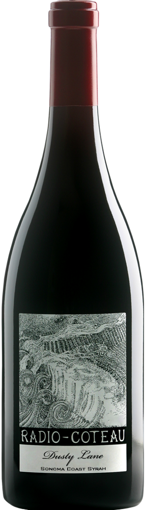 2014 Dusty Lane Syrah, Radio-Coteau, Sonoma Coast bottle shot.