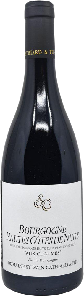 2023 Hautes-Côtes de Nuits Aux Chaumes, Sylvain Cathiard bottle shot.